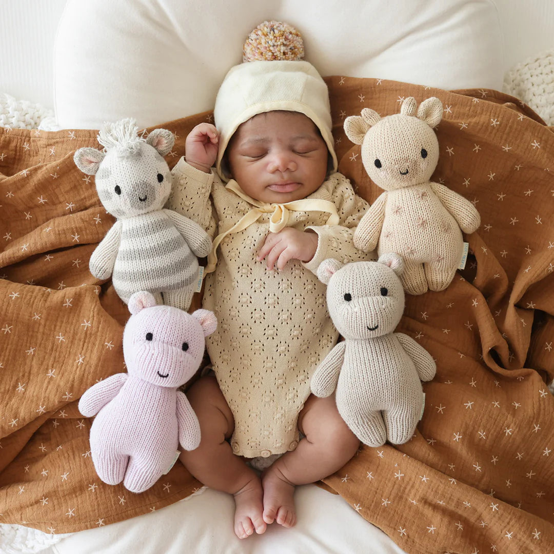 mondocherry - Cuddle & Kind baby zebra kids cotton doll - baby