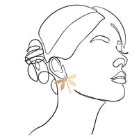 mondocherry - We Dream in Colour jewellery | dragonfly stud earrings - drawing