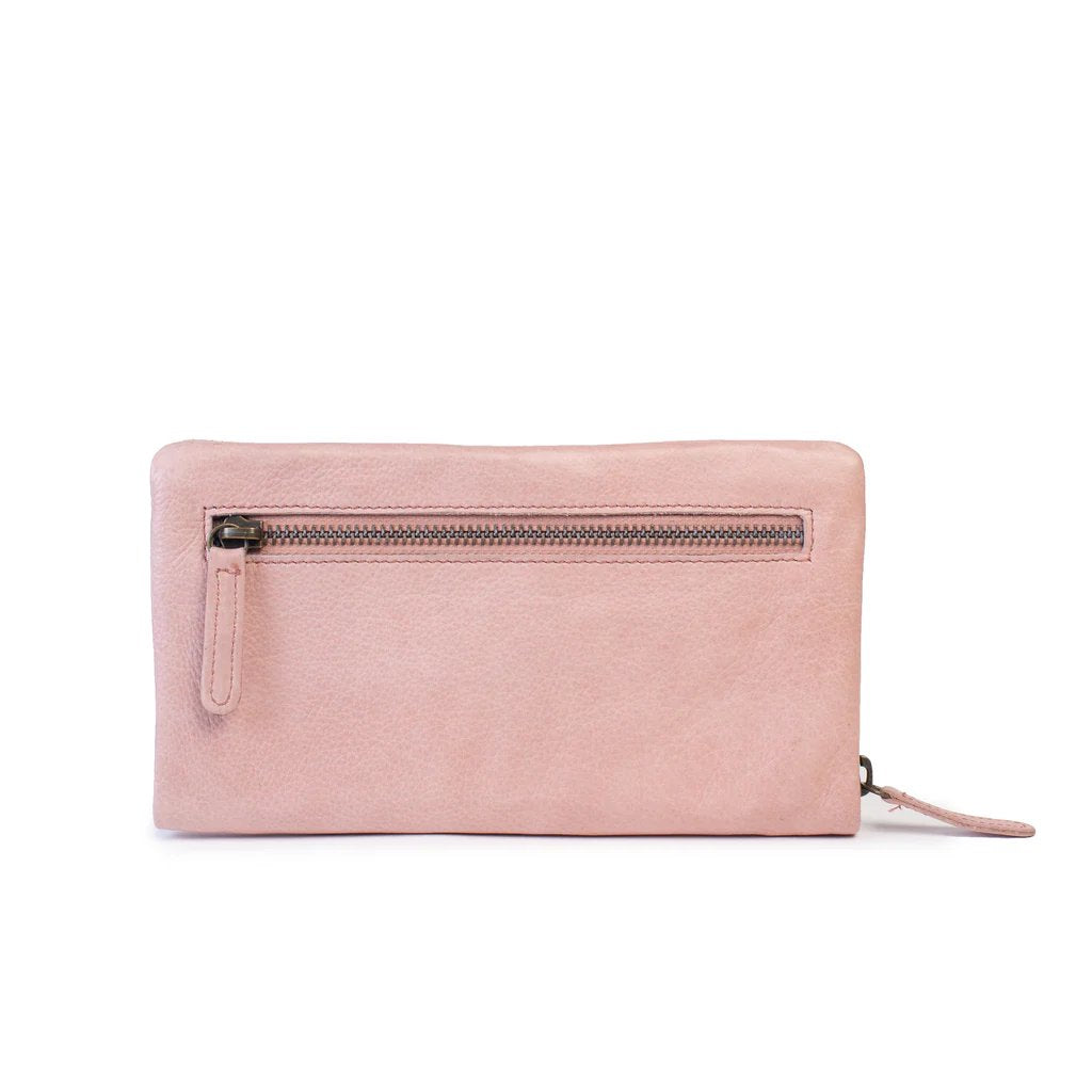 mondocherry - Dusky Robin | harriet leather purse | dusky pink