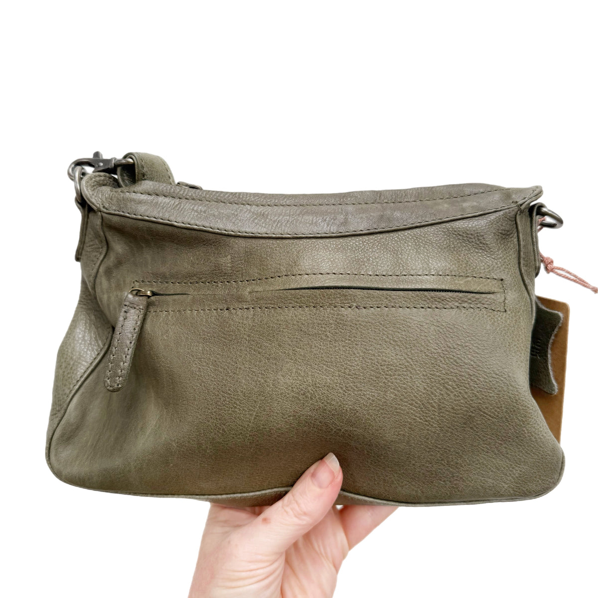 mondocherry - Dusky Robin | kyra leather bag | olive