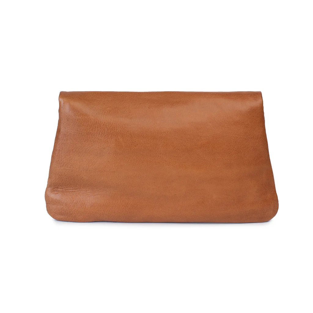 mondocherry - Dusky Robin | quinn leather purse | back