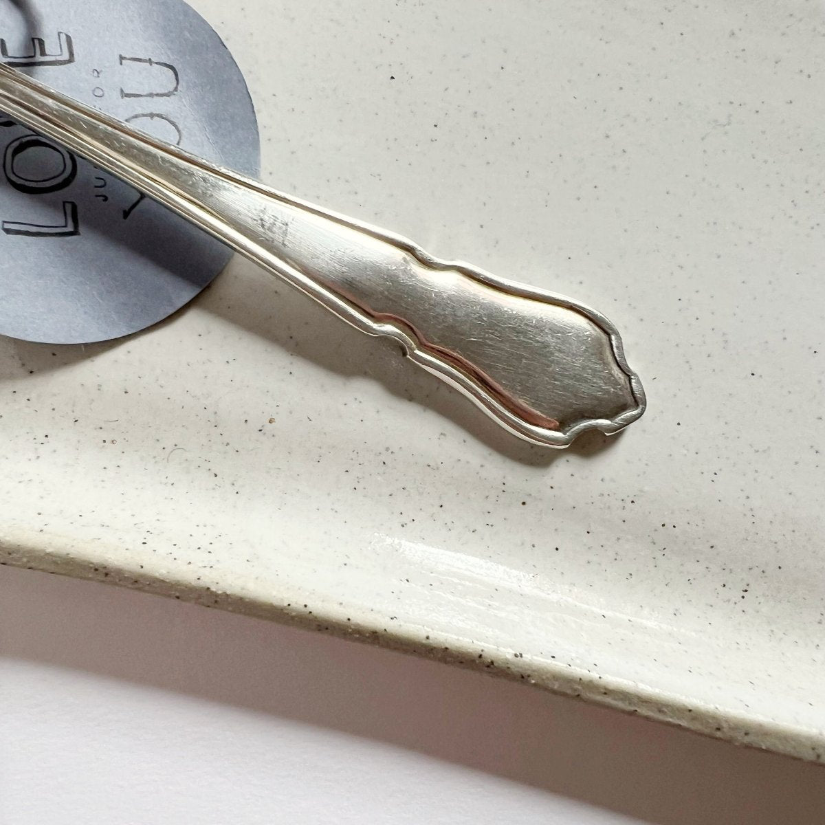 mondocherry - antique silverware dessert spoon | "sweety" - handle