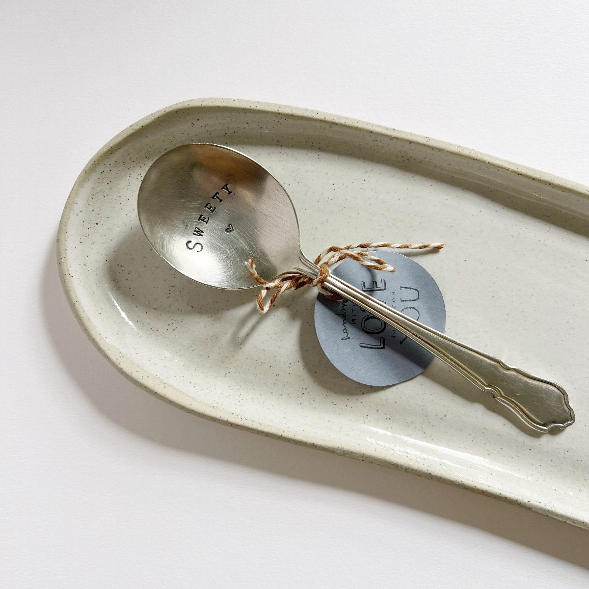 mondocherry - antique silverware dessert spoon | "sweety"