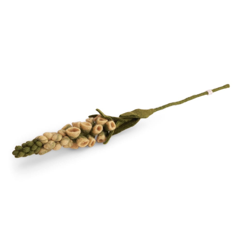 mondocherry - Gry & Sif | foxglove felt flower | light yellow