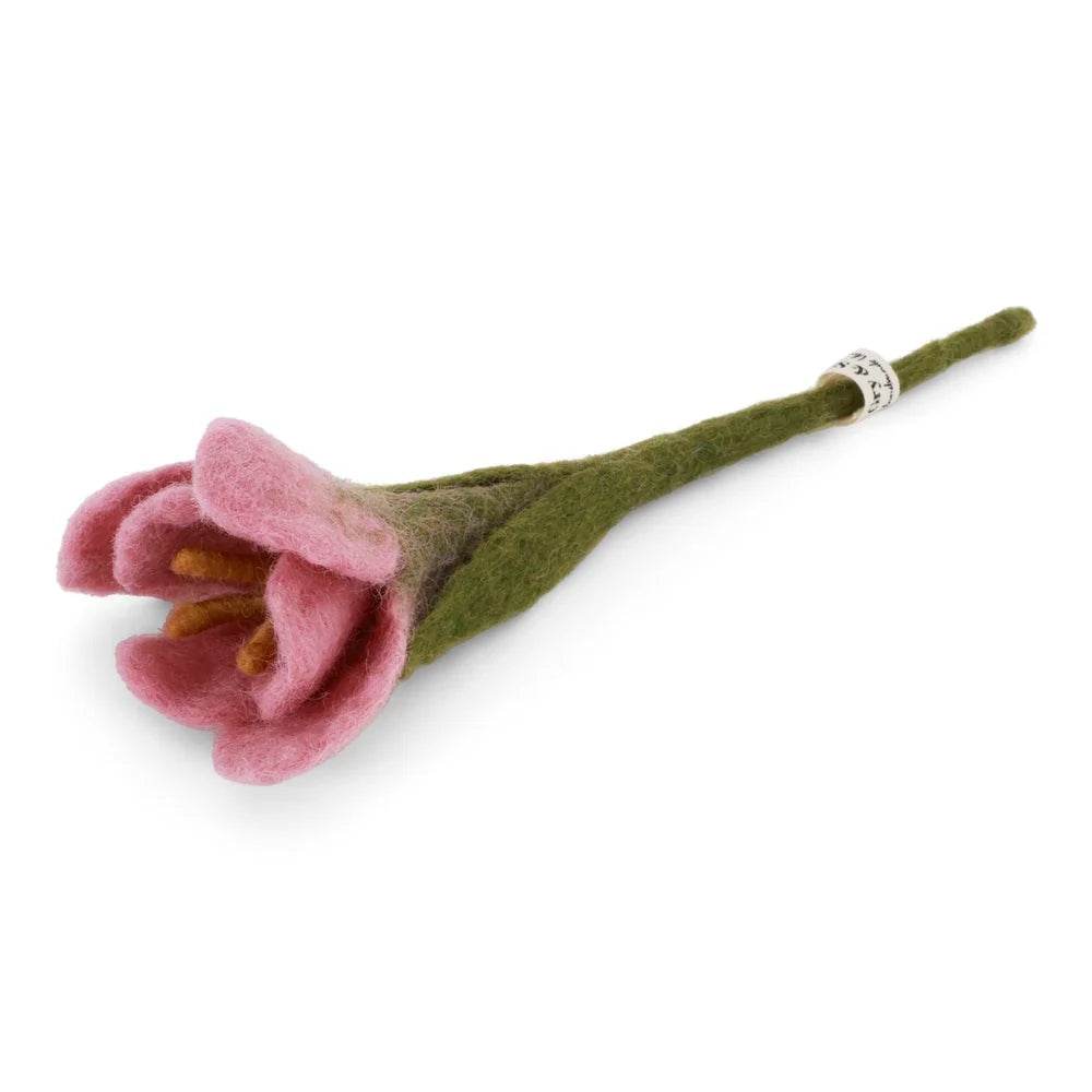 mondocherry - Gry & Sif | felt crocus flower decoration | pink