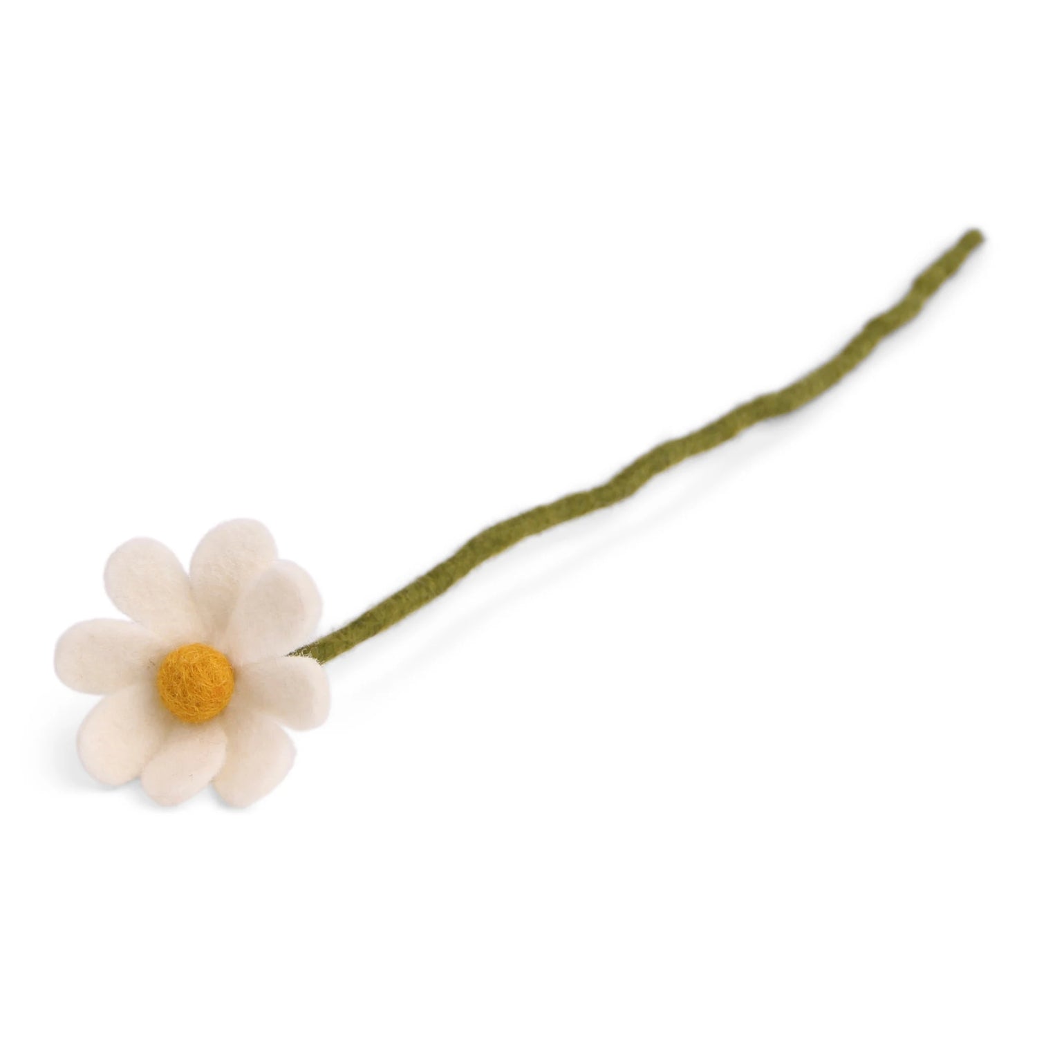 mondocherry Gry & Sif | felt anemone flower | white