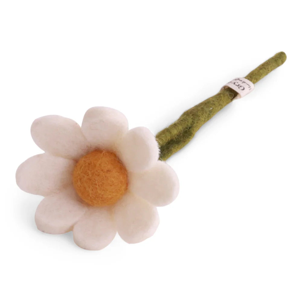mondocherry Gry & Sif | felt anemone flower | small | white