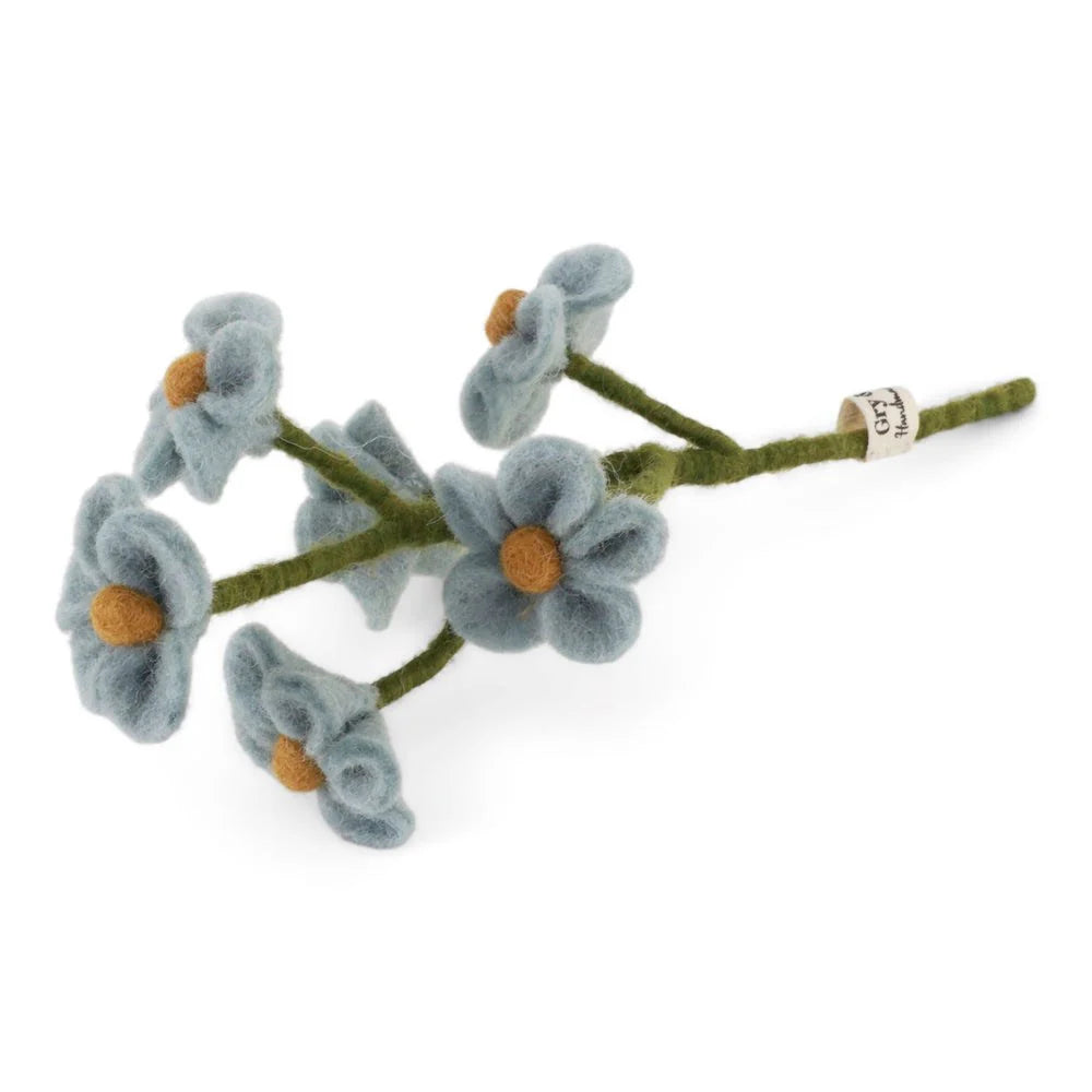 mondocherry - Gry & Sif | felt forget-me-not decoration | light blue
