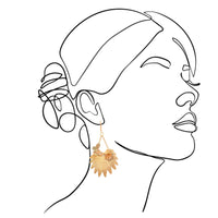We Dream in Colour jewellery | kealia earrings - drawing