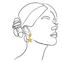 mondocherry - We Dream in Colour jewellery | lya earrings - drawing