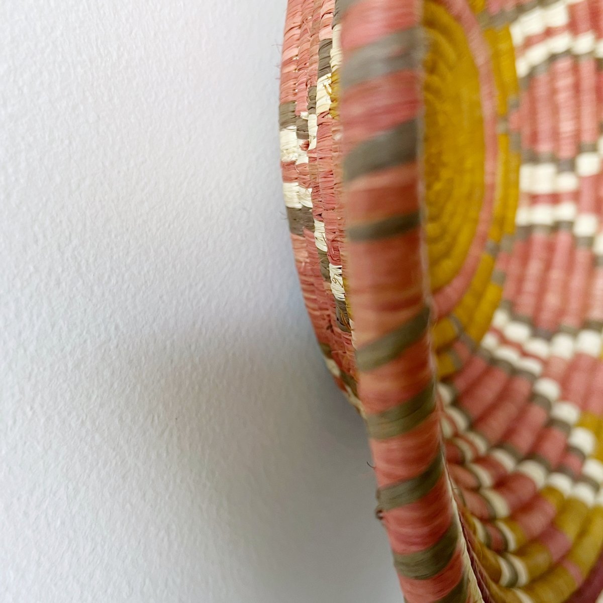 mondocherry - "Flower Burst" woven bowl harmony - wall decor - side