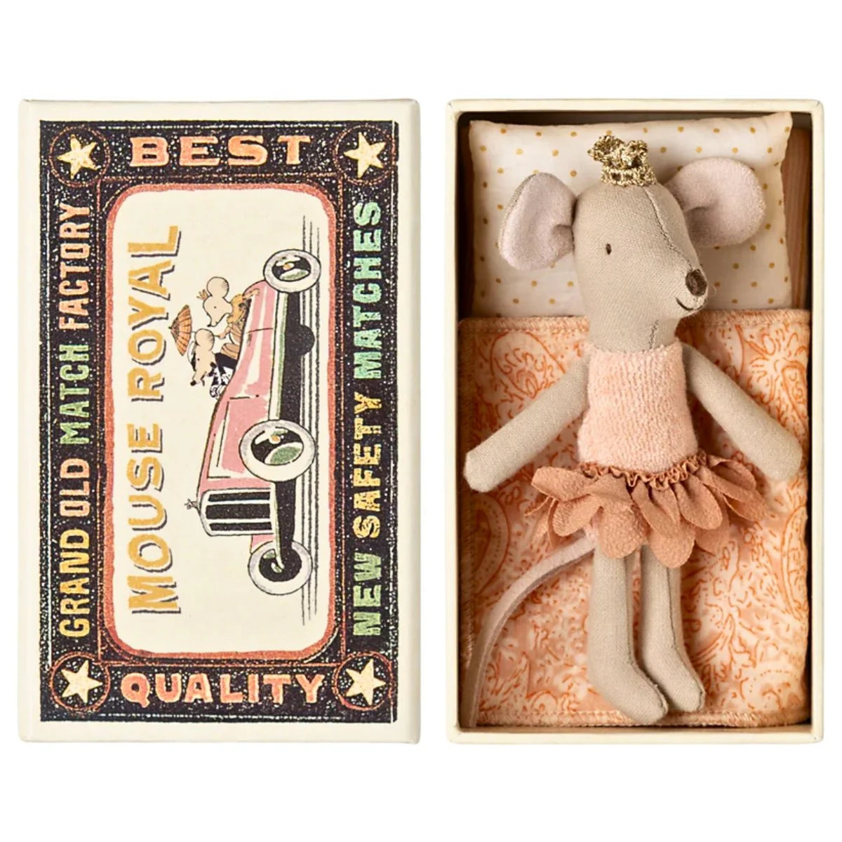 mondocherry - Maileg | little sister princess mouse in matchbox