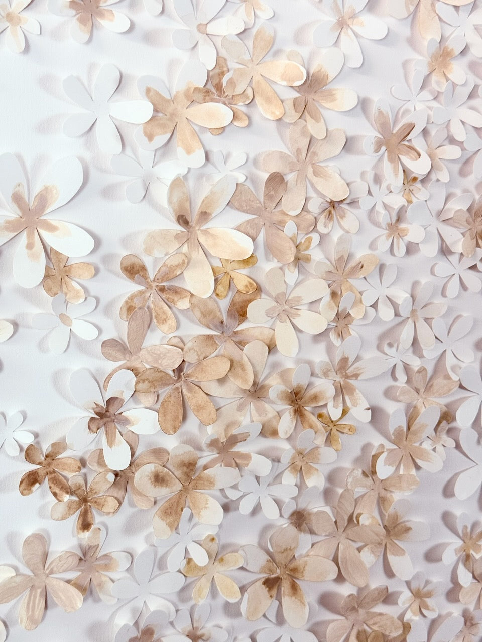 mondocherry - "an ethereal drift" - paper wall art - close
