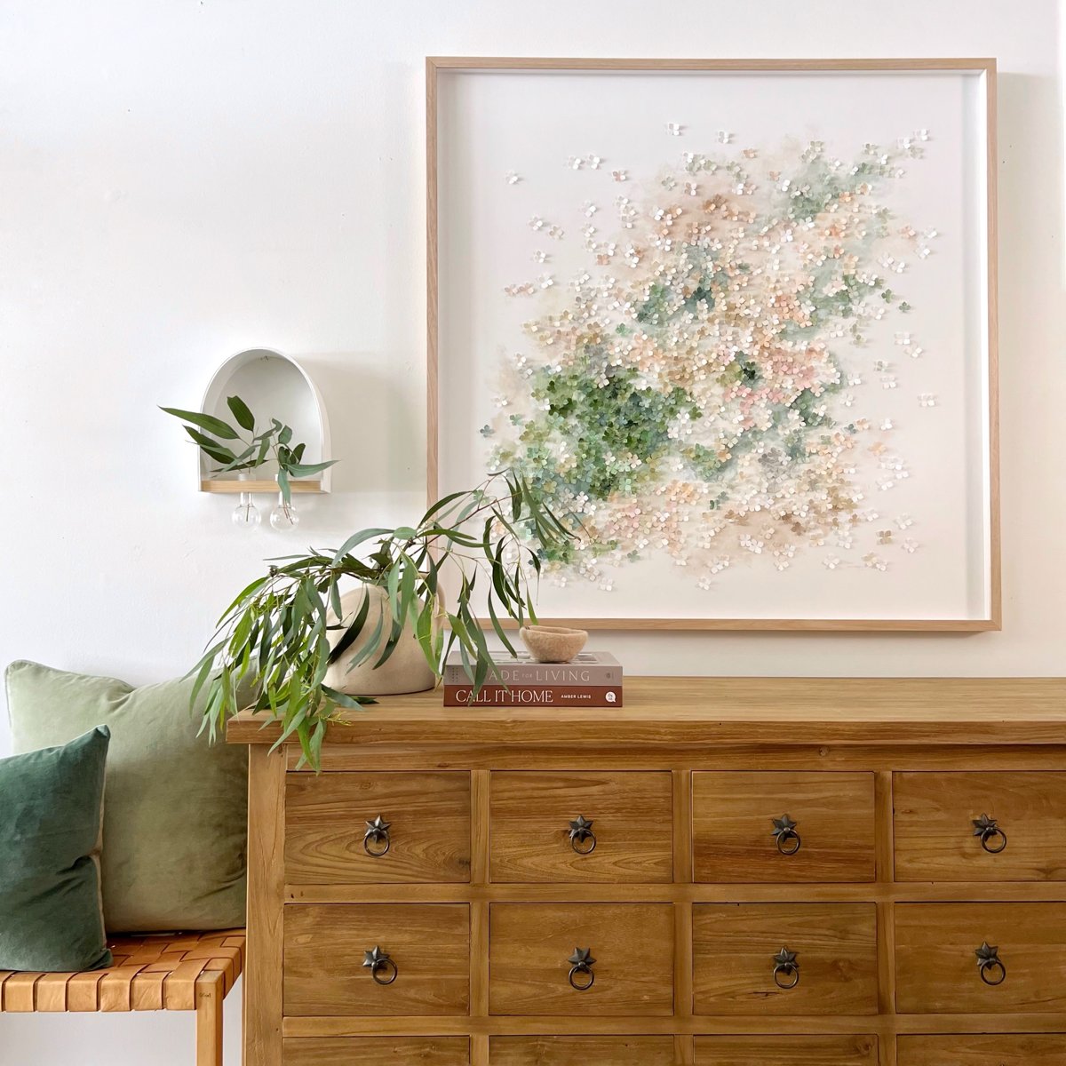 mondocherry - "repose" - paper wall art - scattered collection