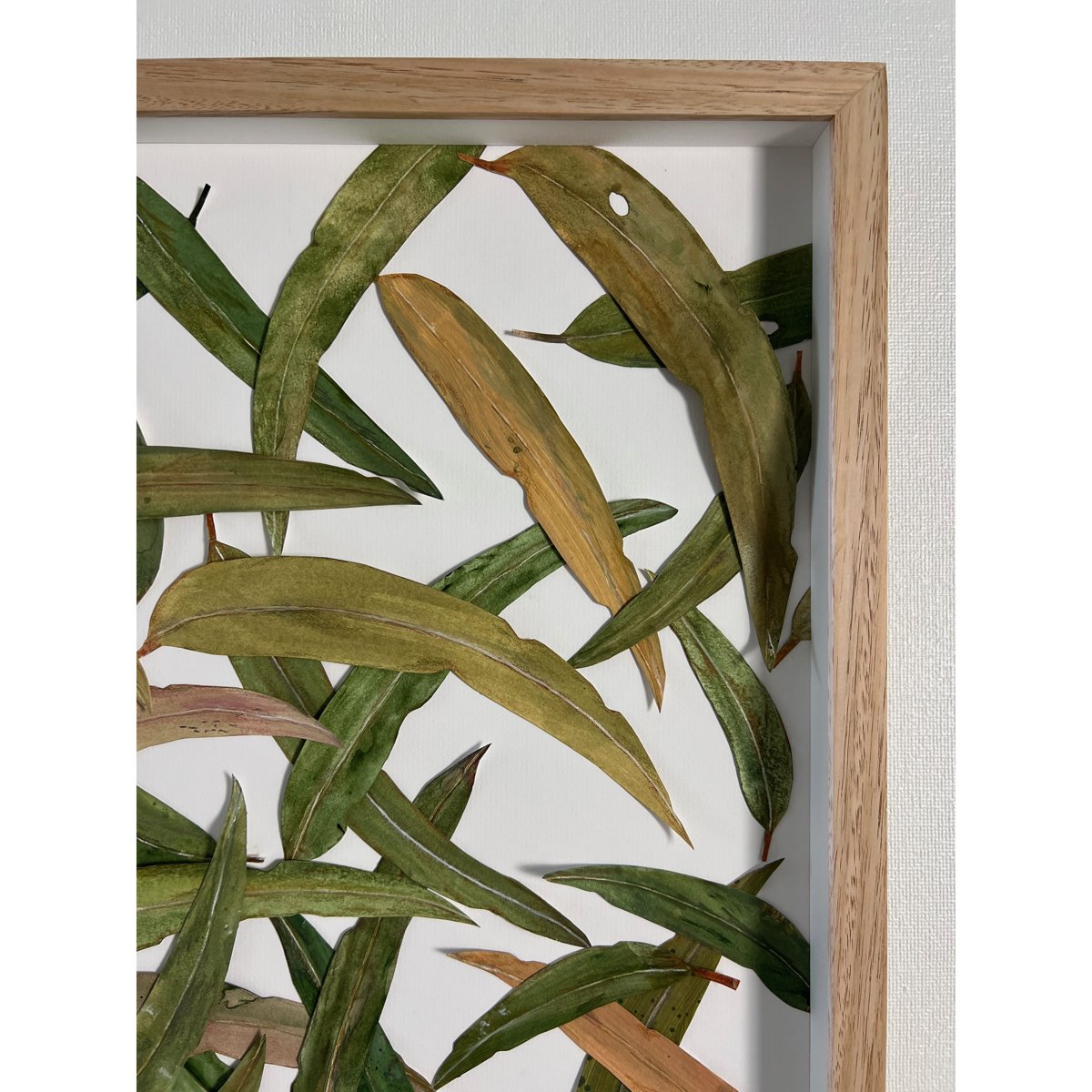 mondocherry paper artwork - "stringybark creek" - corner
