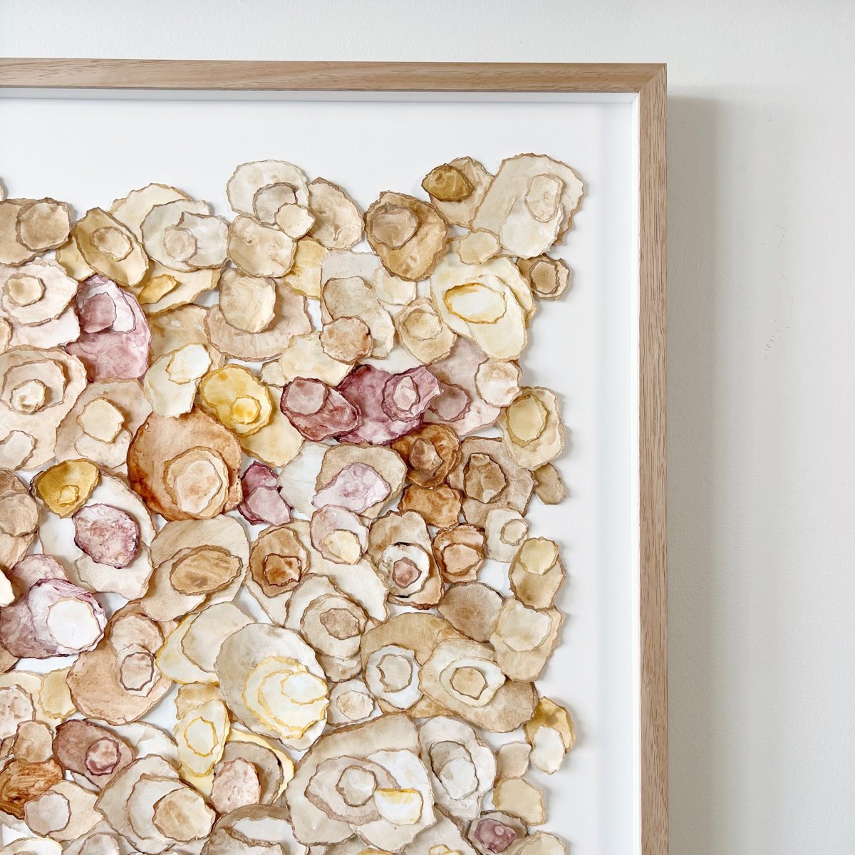 mondocherry - "windara" | paper framed wall art - close