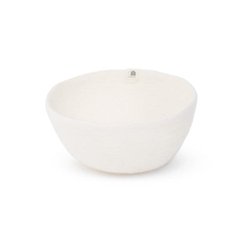 mondocherry - Muskhane | plain felt bowl | large | natural