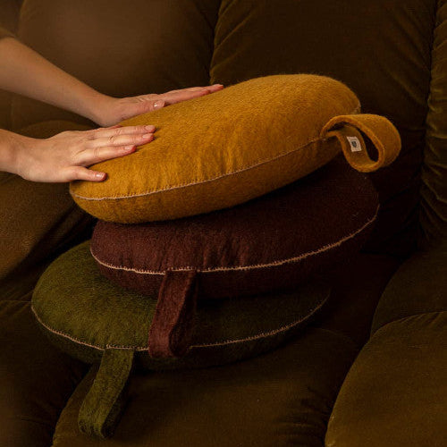 mondocherry - Muskhane | nomad smartie cushion | mahogany - sofa