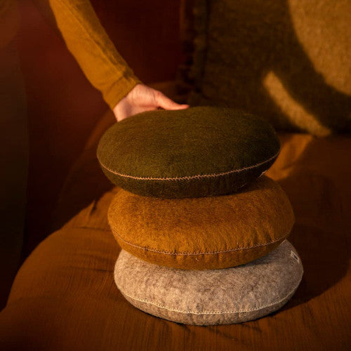 mondocherry - Muskhane smartie cushion - moss - stack