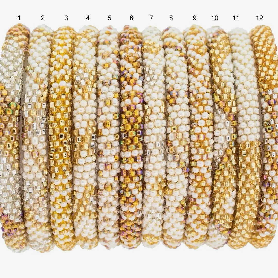 mondocherry - aid through trade | roll on bracelet | cairo - numbered