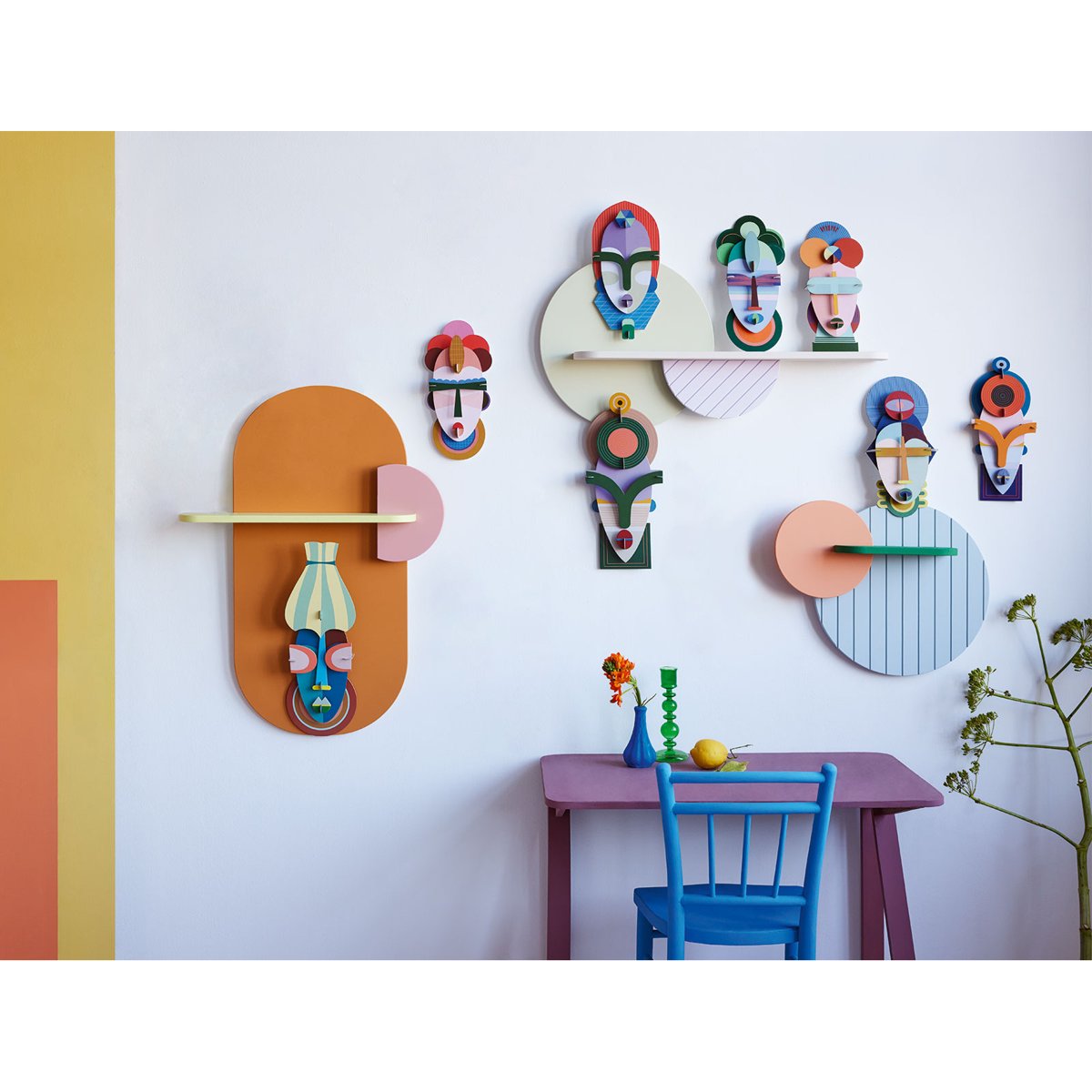 mondocherry - Studio Roof | berlin mask wall decor - display