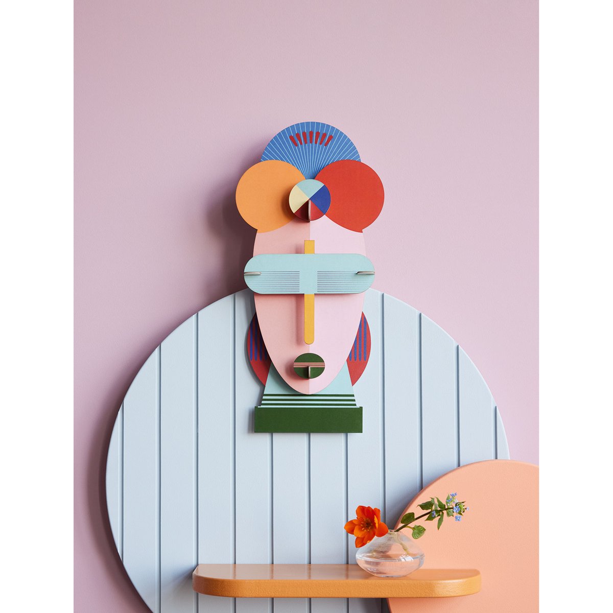 mondocherry - Studio Roof | berlin mask wall decor - wall