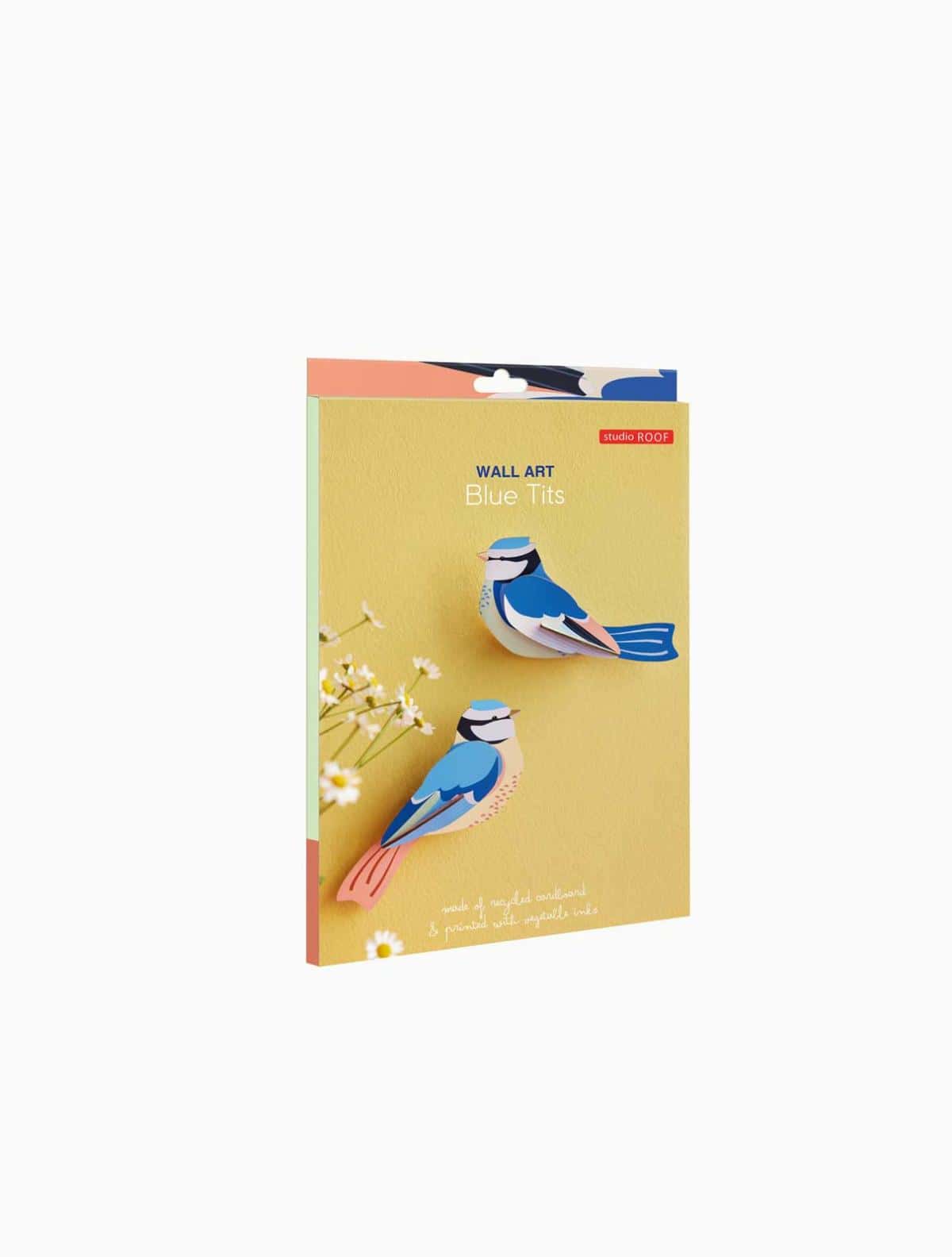 mondocherry - Studio Roof | garden birds blue tits wall decor - box
