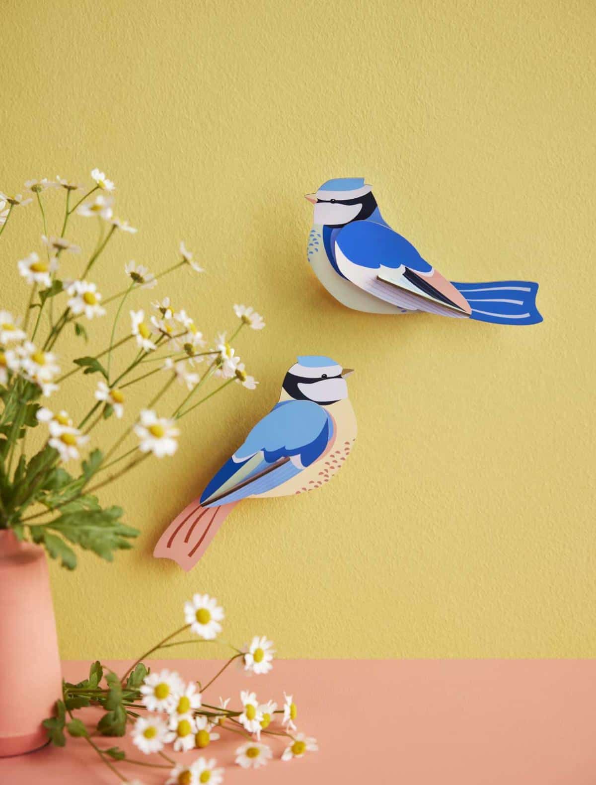 mondocherry - Studio Roof | garden birds blue tits wall decor - wall