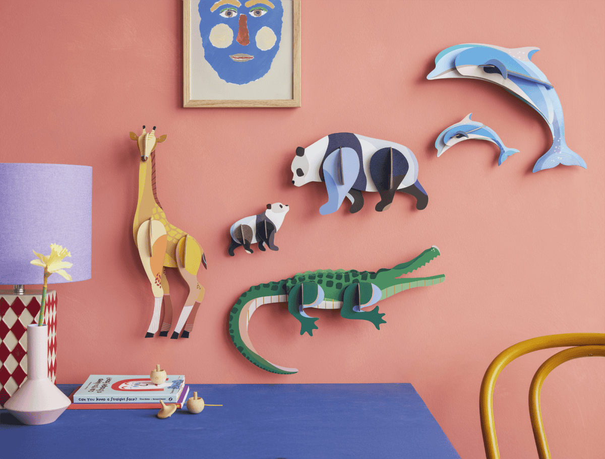 mondocherry - Studio Roof | dolphin couple wall decor