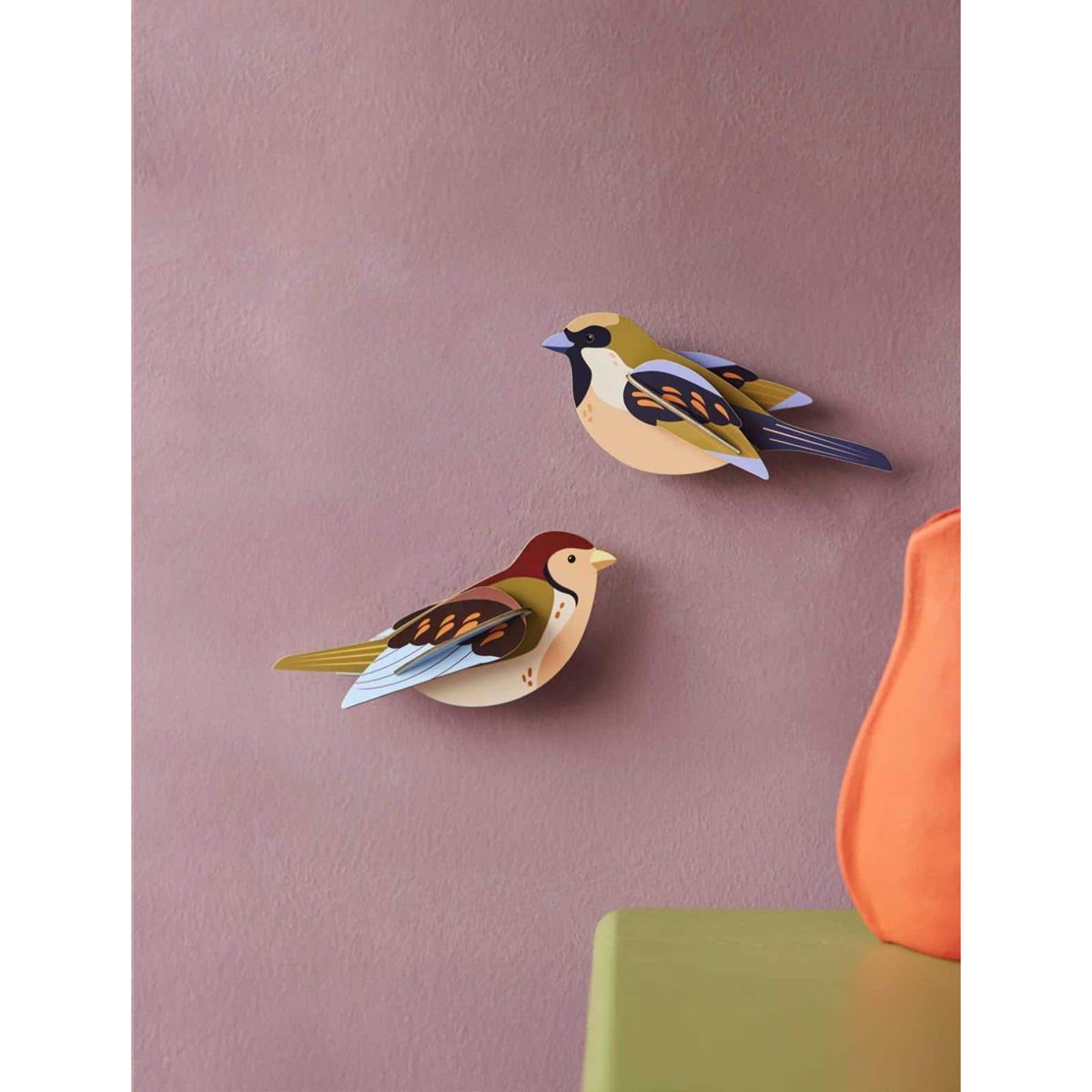 Studio Roof | garden birds sparrows wall decor - wall