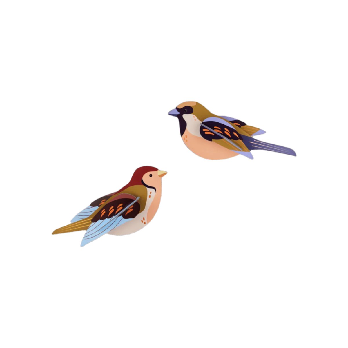 Studio Roof | garden birds sparrows wall decor