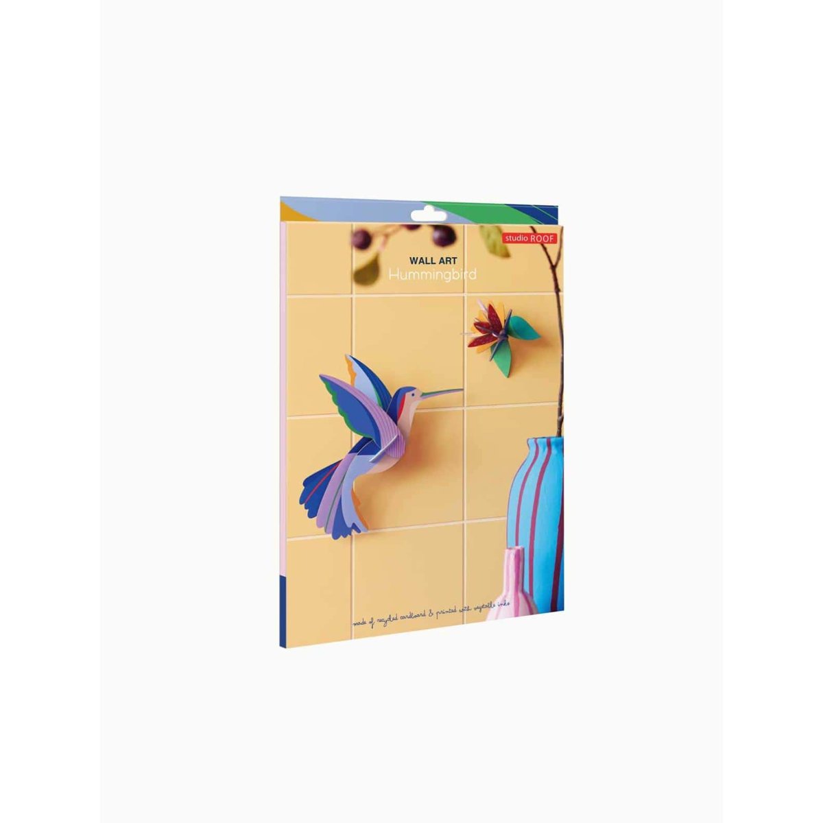 Studio Roof | paradise bird hummingbird wall decor - box