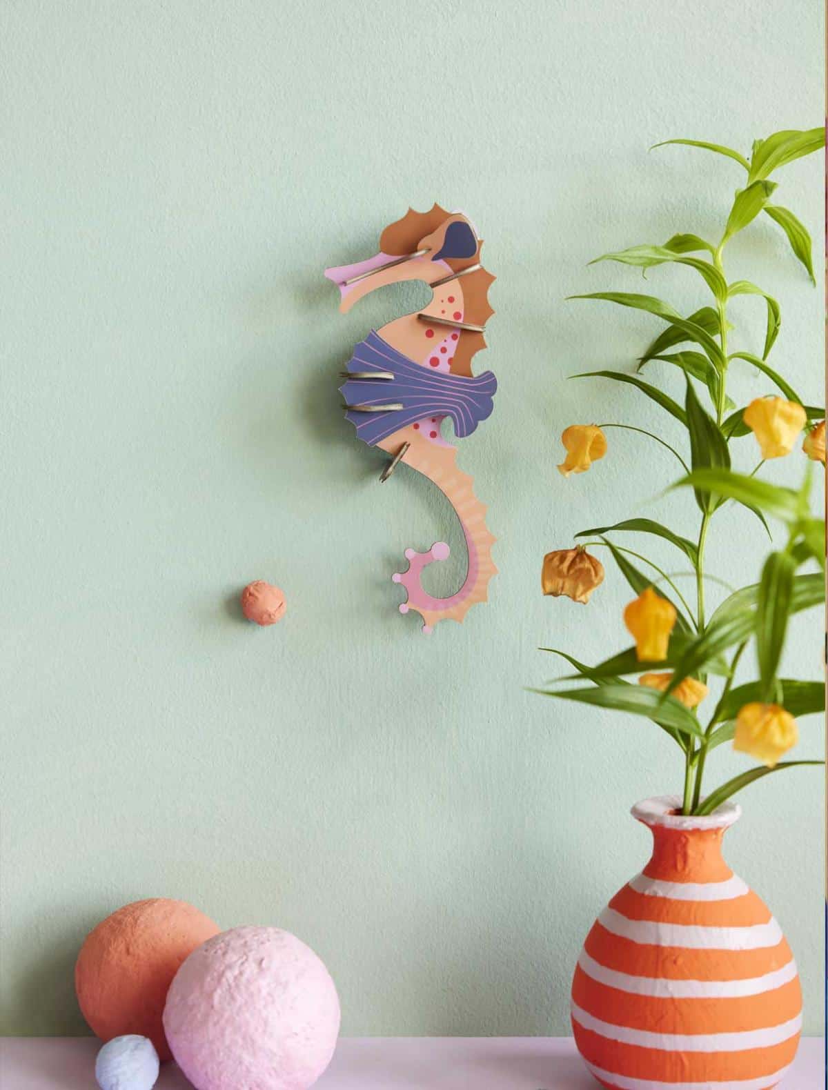 mondocherry - Studio Roof | pink seahorse wall decor - wall