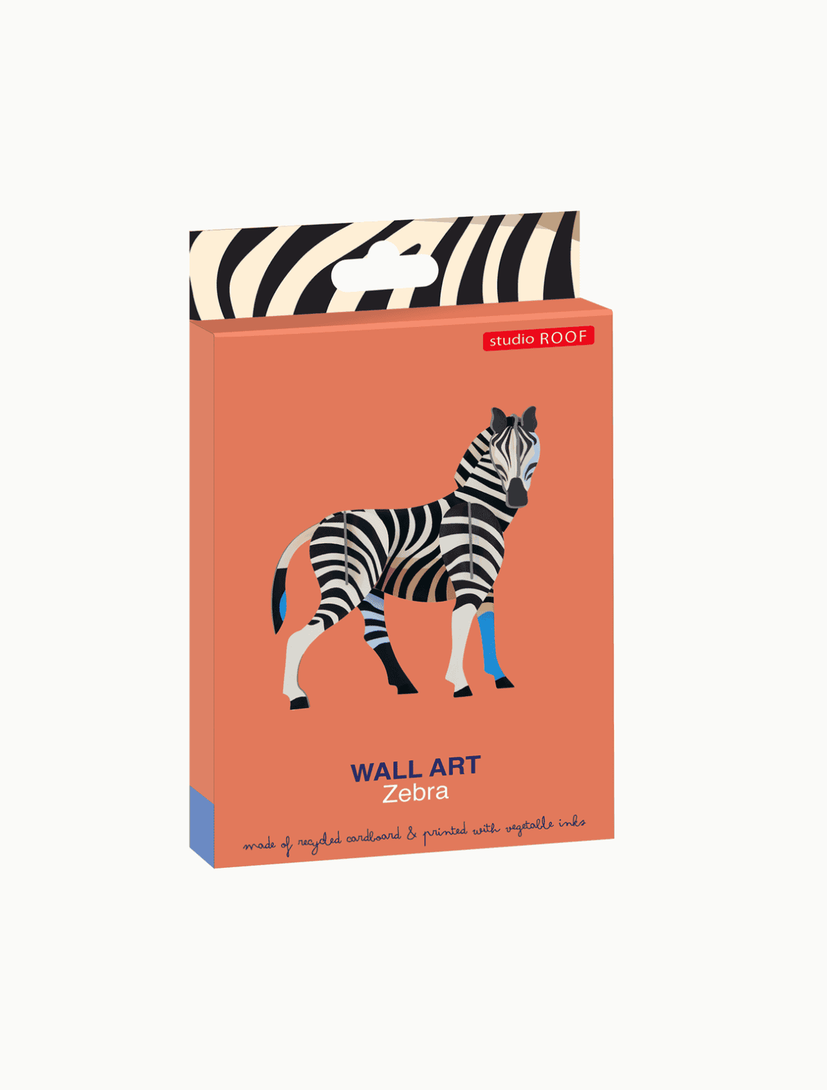 Studio Roof | zebra wall hanging - box