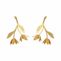 mondocherry - We Dream in Colour jewellery | damson earrings