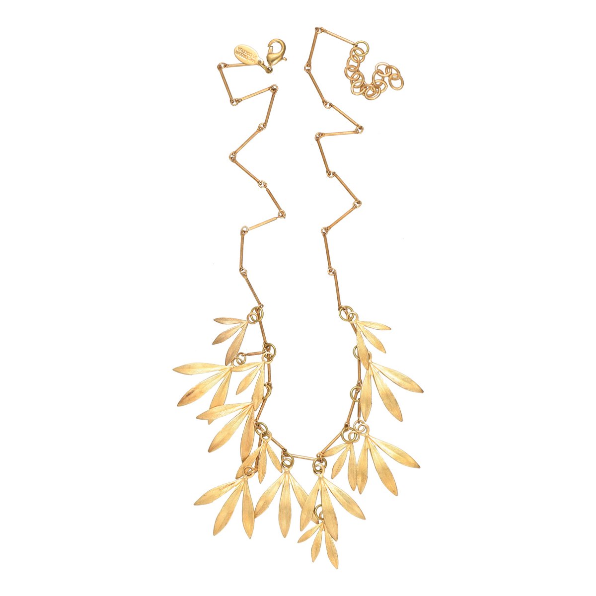 mondocherry - We Dream in Colour jewellery | gold bamboo necklace
