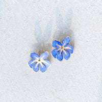 mondocherry - We Dream in Colour jewellery | mini tahiti stud earrings - side