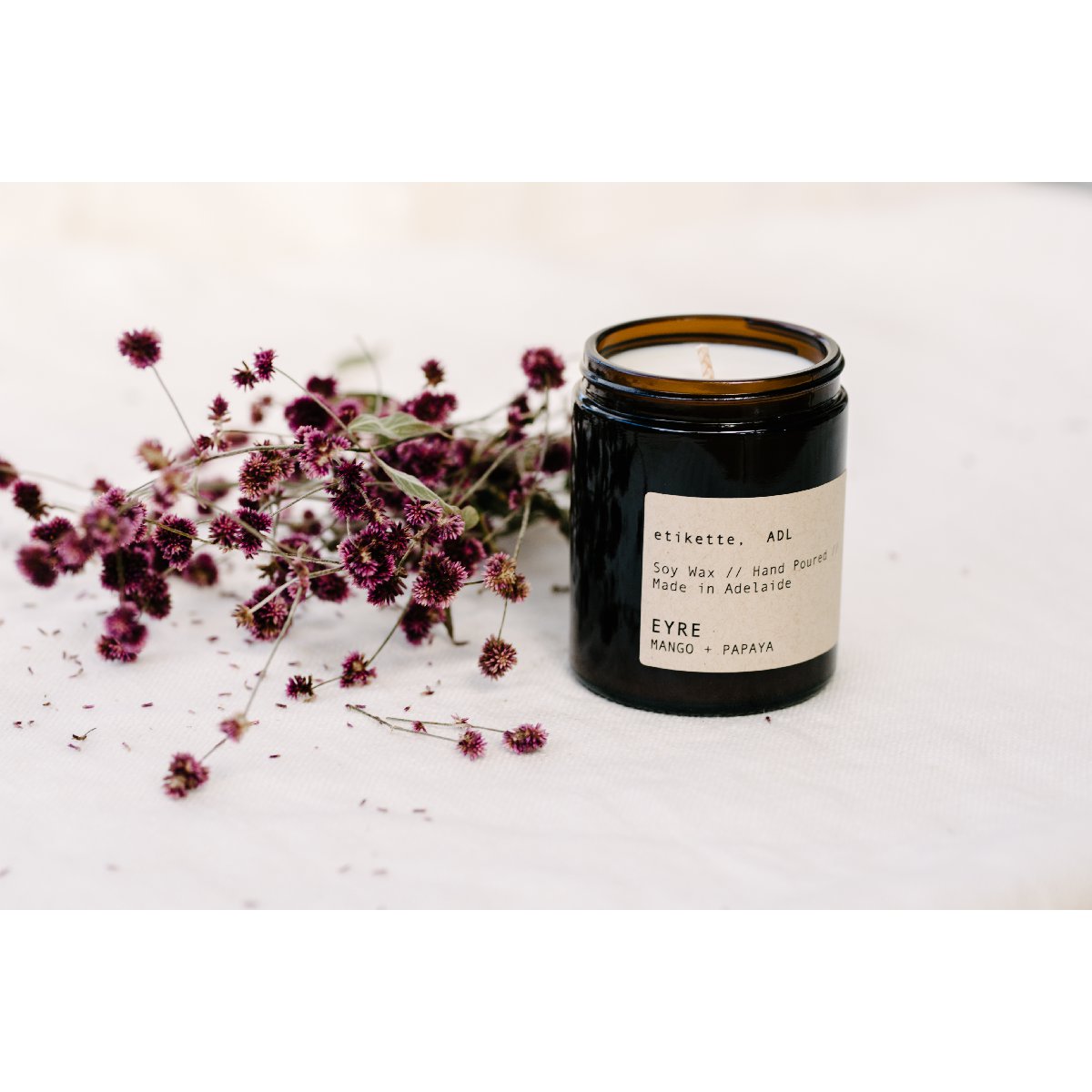 Etikette soy candle | eyre mango & papaya | 175ml
