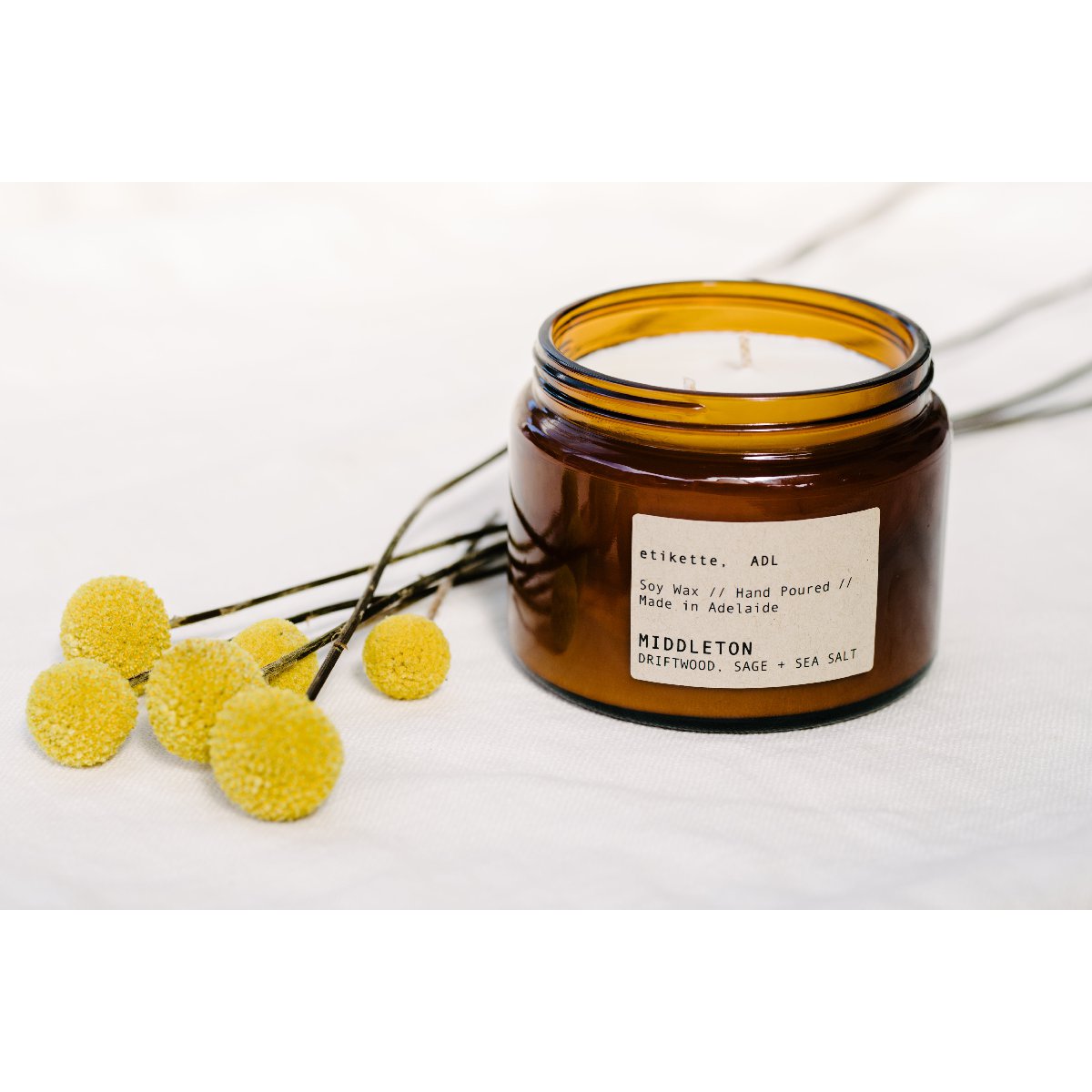 Etikette | soy candle | middleton driftwood sage & sea salt | 500ml