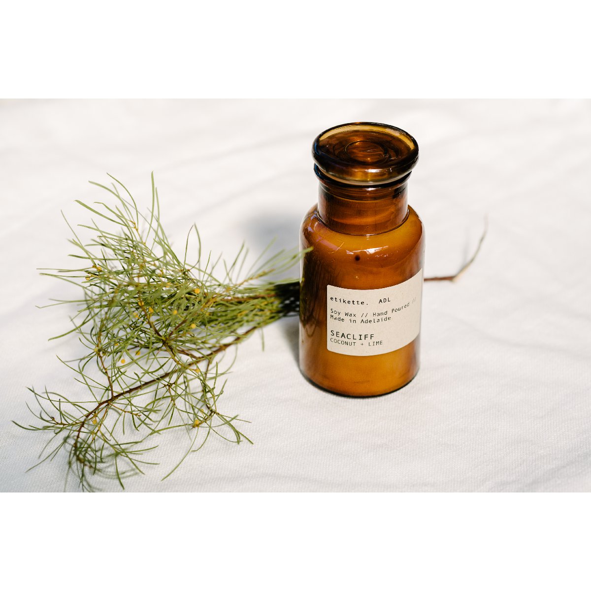 Etikette soy candle | seacliff coconut lime | 250ml