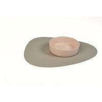 mondocherry - Lilly + Dash | ceramic dog bowl | pink - placemat