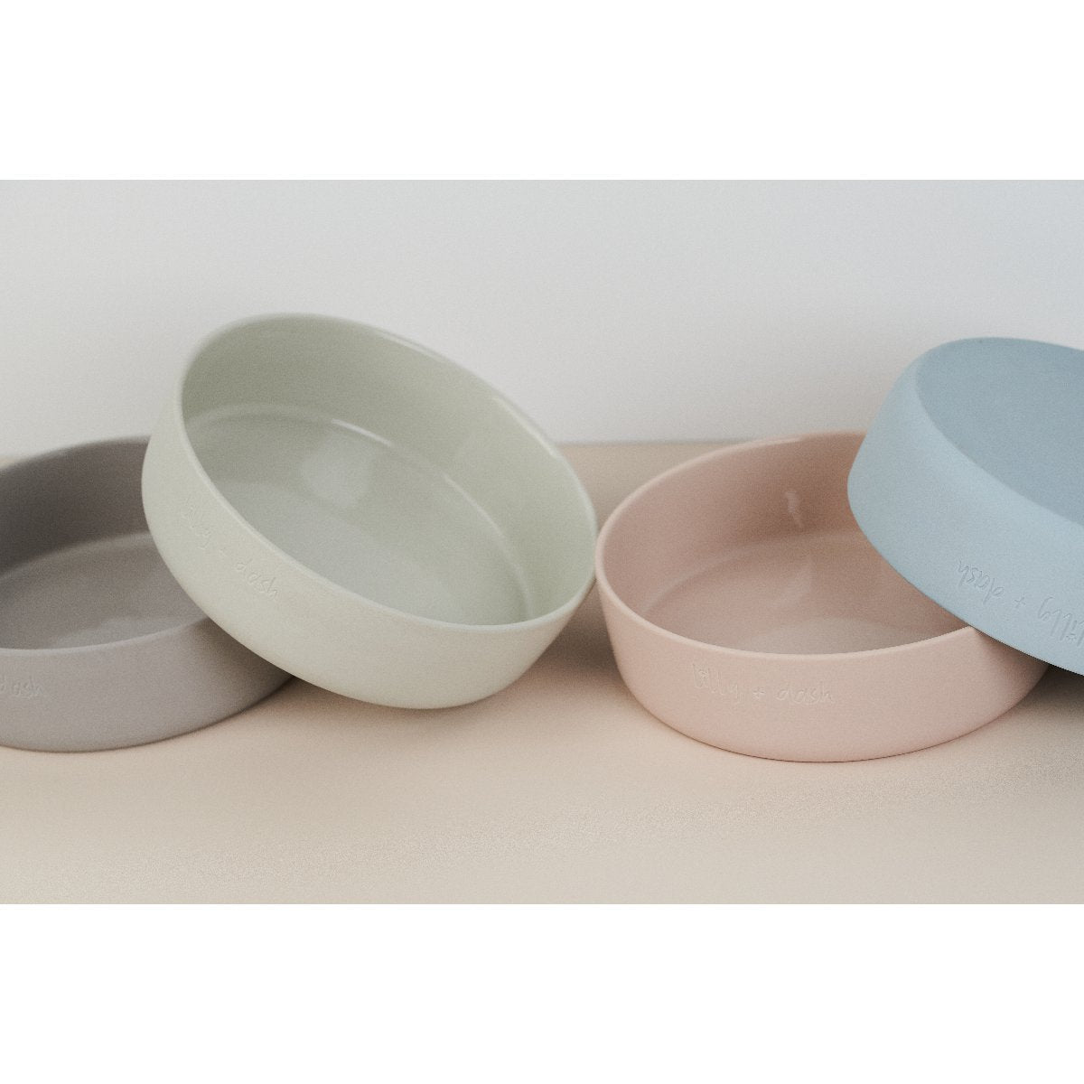 mondocherry - Lilly + Dash | ceramic dog bowl | slate - bowls