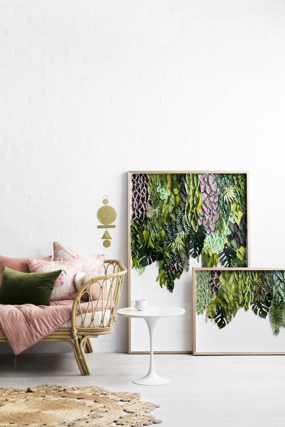 mondocherry botanical paper flower artwork collection