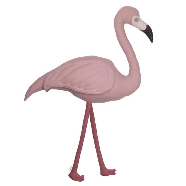 cushion - Numero74 | Polly flamingo cushion - mondocherry