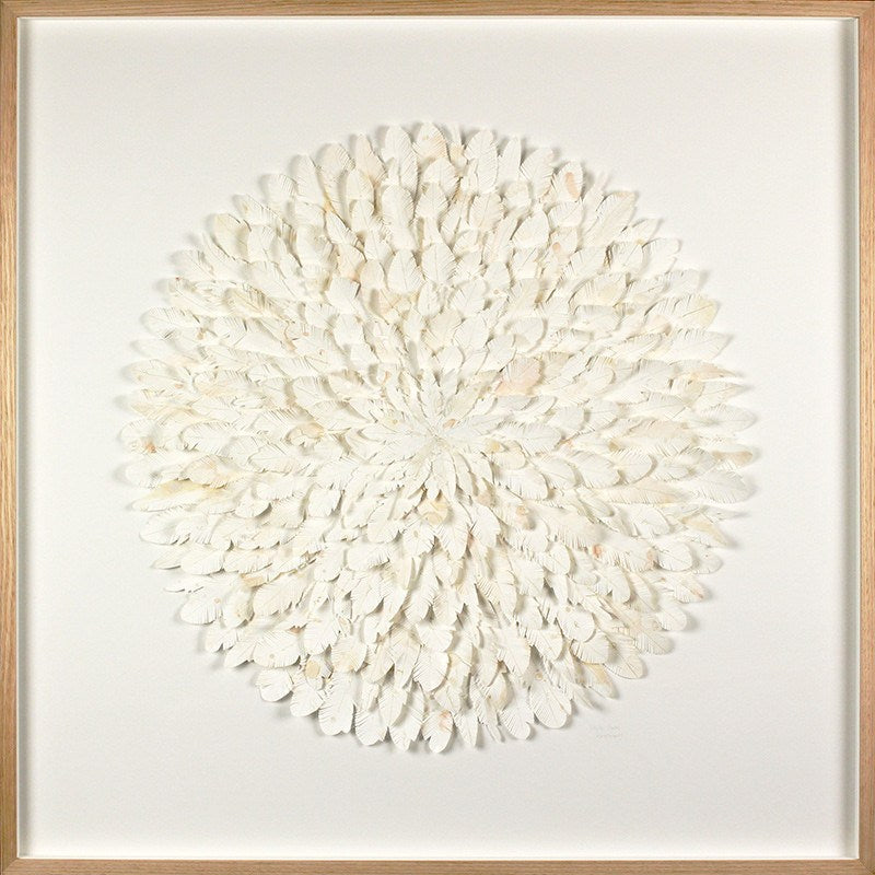 mondocherry - juju hat paper feather artwork - "white swan"