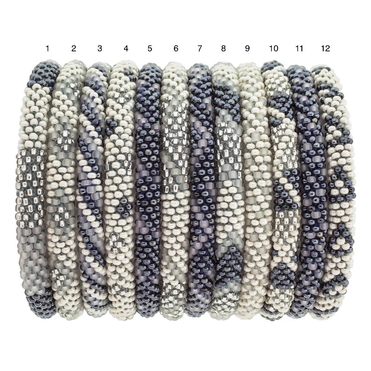 mondocherry - aid through trade | roll on bracelet | sailor -numbers
