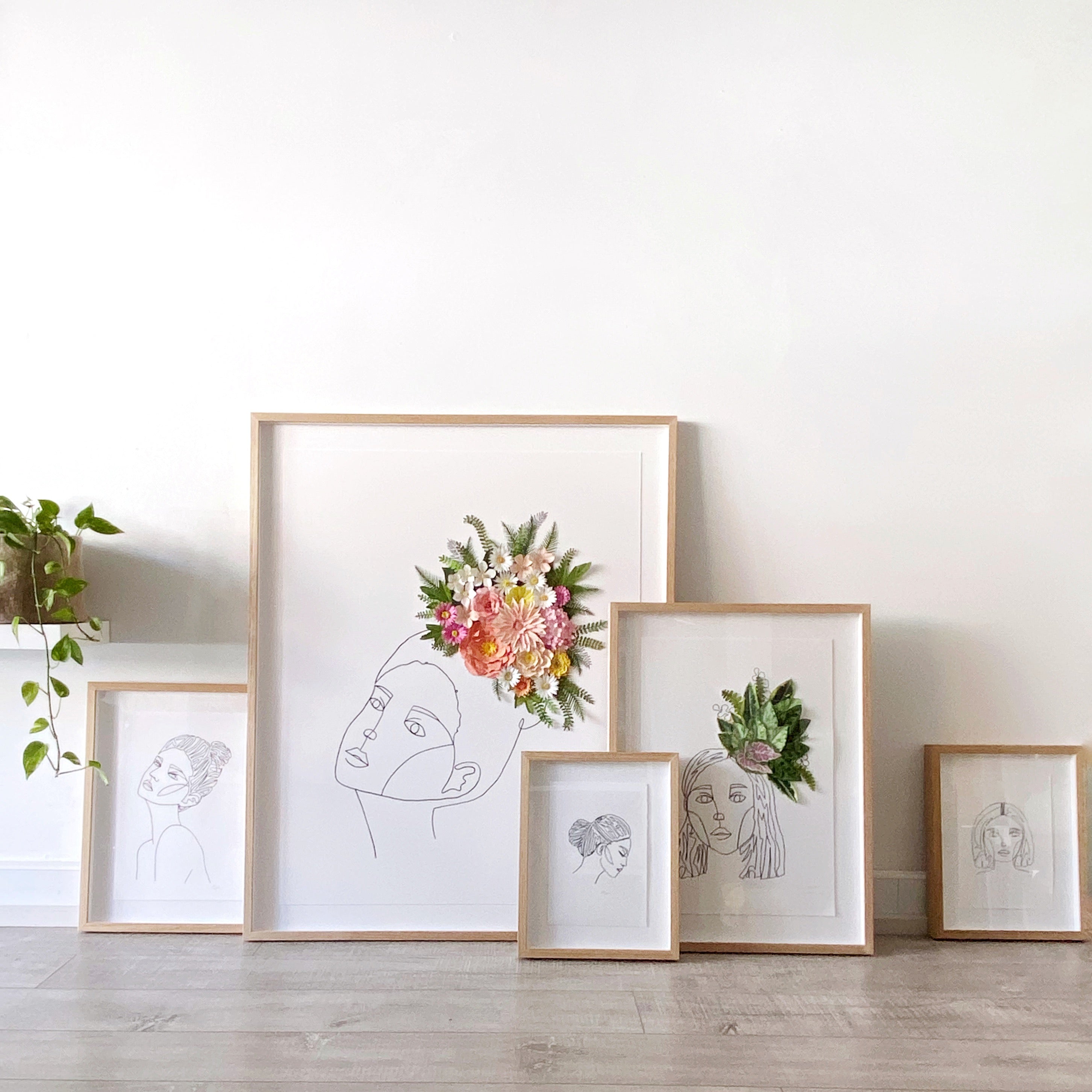 "fascination series" - framed paper wall art