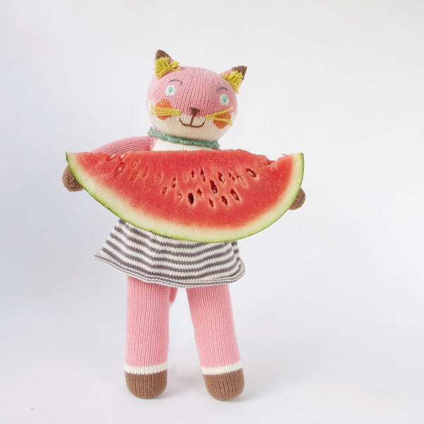 Blabla | "Suzette the Fox" kids cotton doll with watermelon