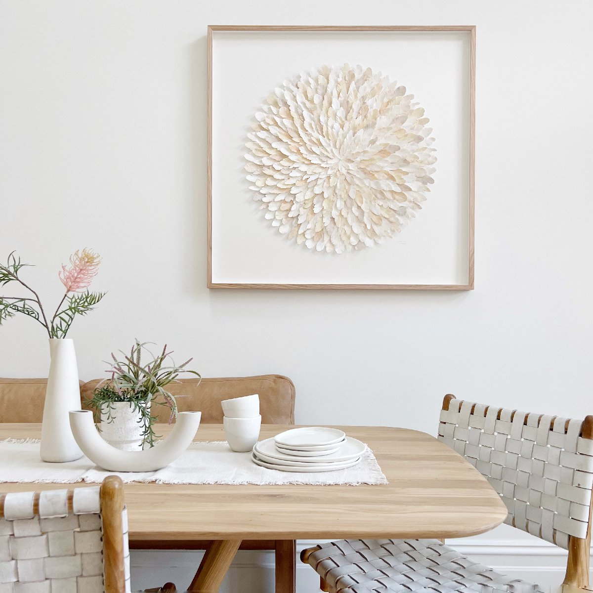 mondocherry - "collared dove" paper artwork - table