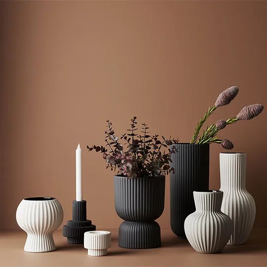mondocherry - Floral Interiors | annix candle holder #2 | steel - styled